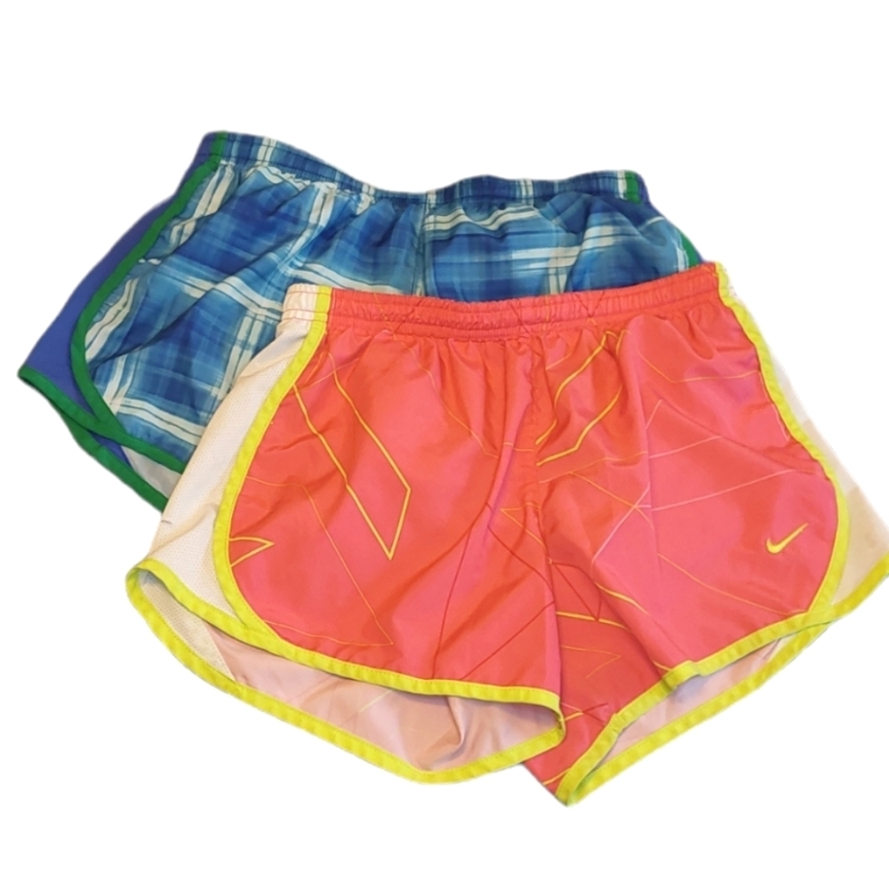 2 Pair Girls Nike Dri-Fit Shorts size L